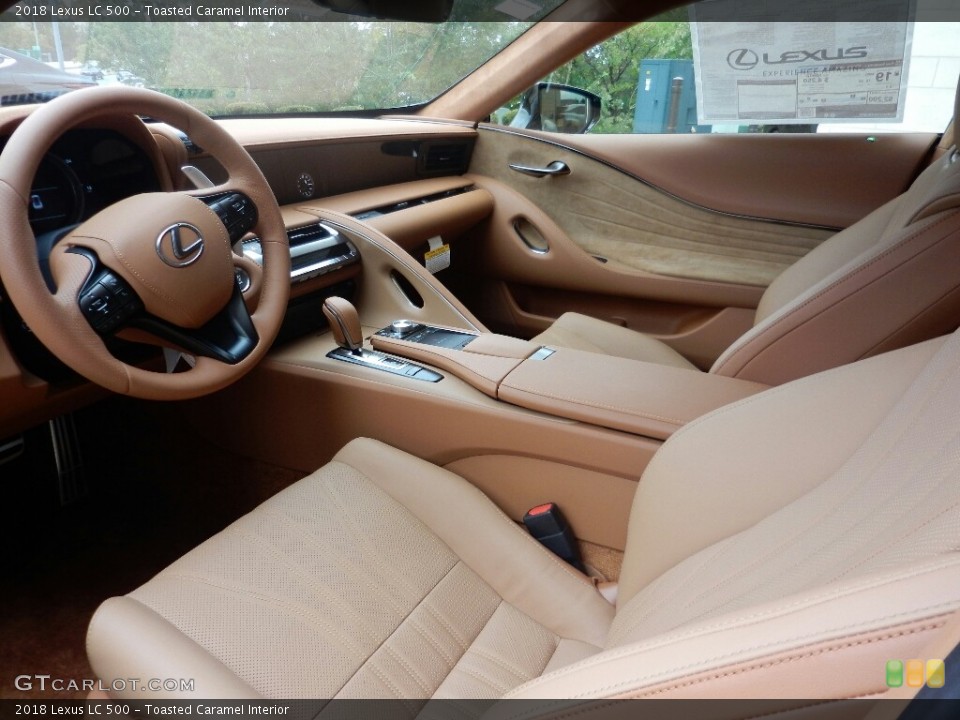 Toasted Caramel Interior Photo for the 2018 Lexus LC 500 #129765473