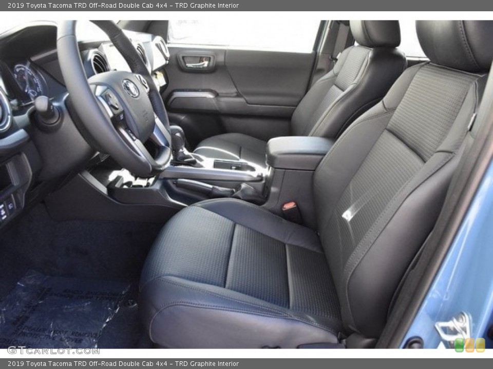 TRD Graphite Interior Front Seat for the 2019 Toyota Tacoma TRD Off-Road Double Cab 4x4 #129765671