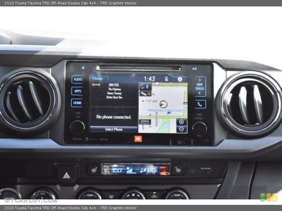 TRD Graphite Interior Controls for the 2019 Toyota Tacoma TRD Off-Road Double Cab 4x4 #129765716