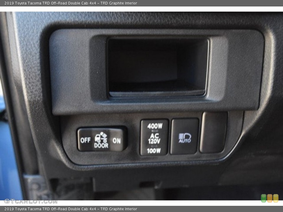 TRD Graphite Interior Controls for the 2019 Toyota Tacoma TRD Off-Road Double Cab 4x4 #129765878