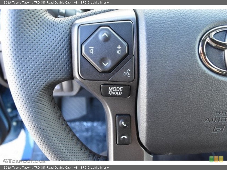 TRD Graphite Interior Steering Wheel for the 2019 Toyota Tacoma TRD Off-Road Double Cab 4x4 #129765887