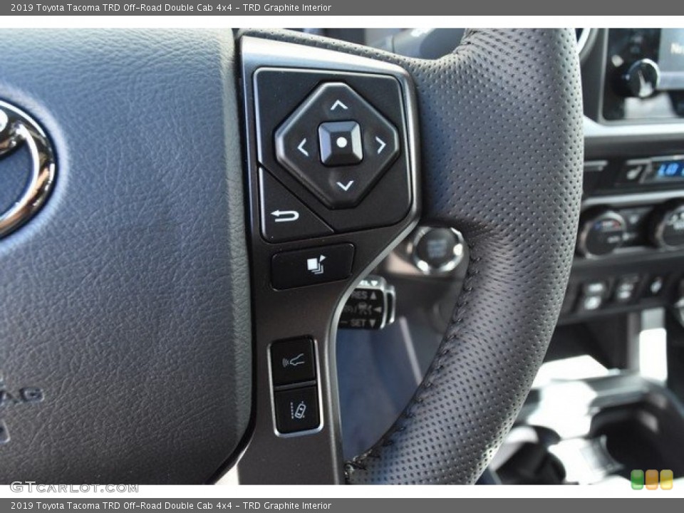 TRD Graphite Interior Steering Wheel for the 2019 Toyota Tacoma TRD Off-Road Double Cab 4x4 #129765902