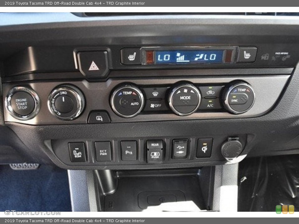 TRD Graphite Interior Controls for the 2019 Toyota Tacoma TRD Off-Road Double Cab 4x4 #129765929