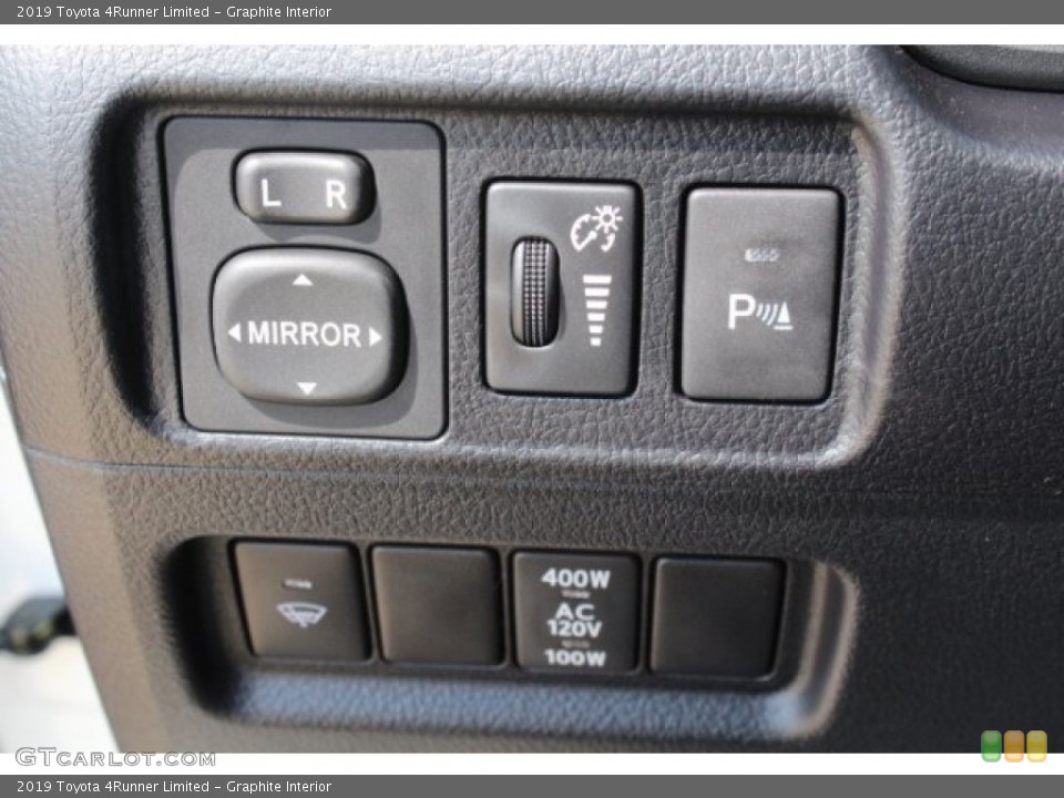 Graphite Interior Controls for the 2019 Toyota 4Runner Limited #129766886
