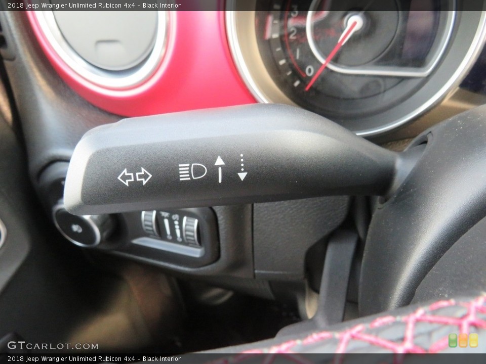 Black Interior Controls for the 2018 Jeep Wrangler Unlimited Rubicon 4x4 #129768554