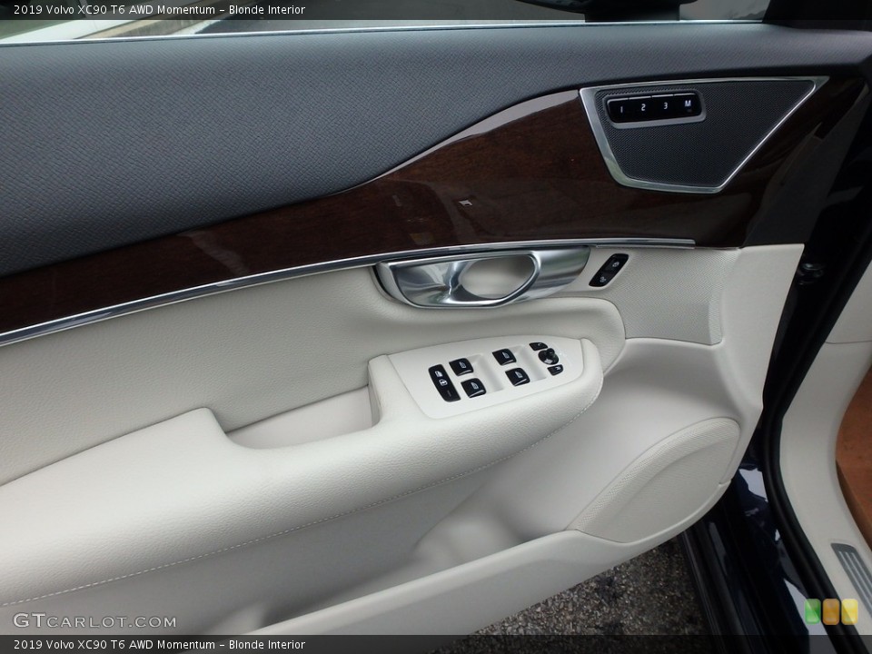 Blonde Interior Door Panel for the 2019 Volvo XC90 T6 AWD Momentum #129769587