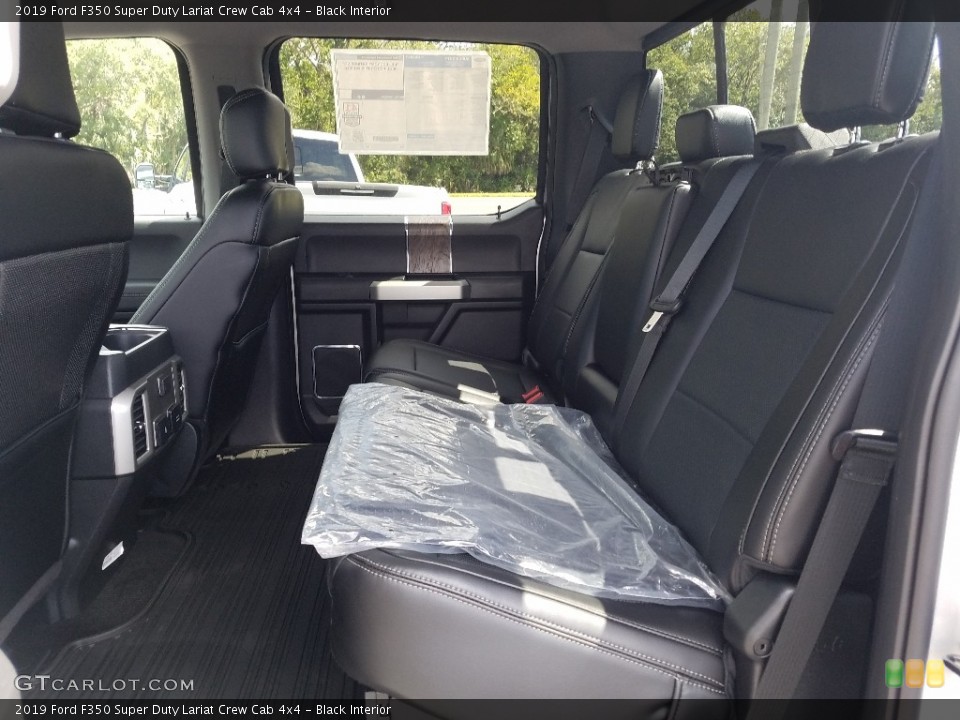 Black Interior Rear Seat for the 2019 Ford F350 Super Duty Lariat Crew Cab 4x4 #129769605