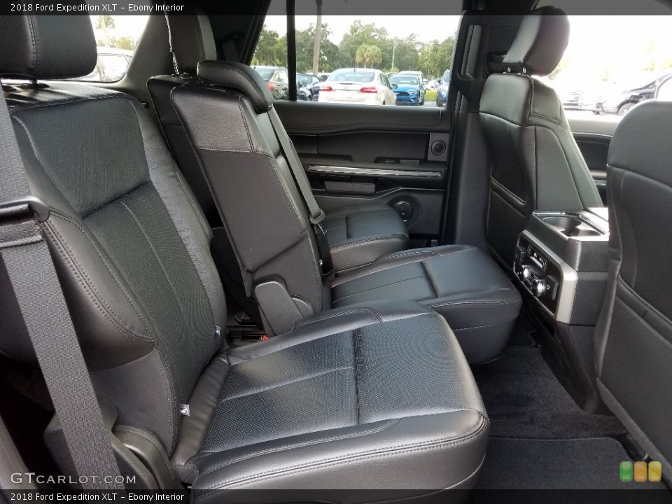 Ebony Interior Rear Seat for the 2018 Ford Expedition XLT #129772659