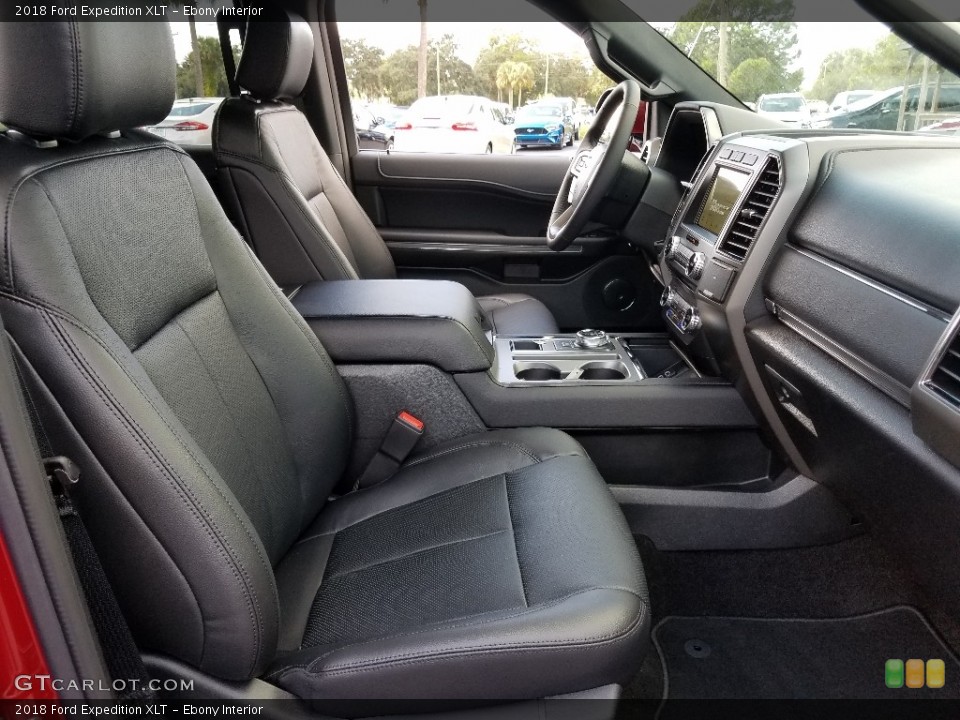 Ebony Interior Front Seat for the 2018 Ford Expedition XLT #129772680