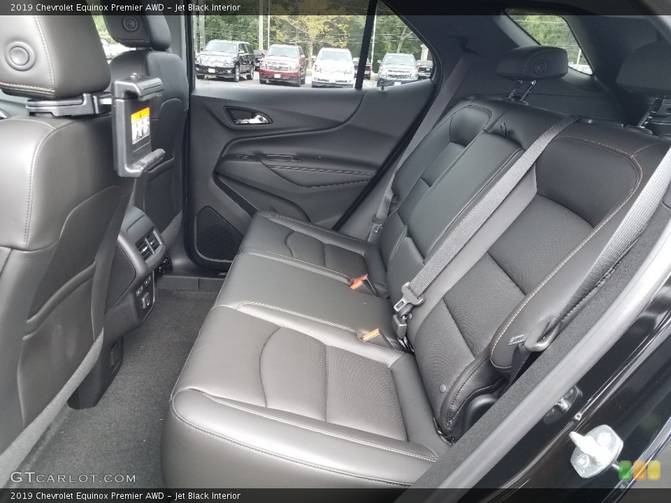 Jet Black Interior Rear Seat for the 2019 Chevrolet Equinox Premier AWD #129775070