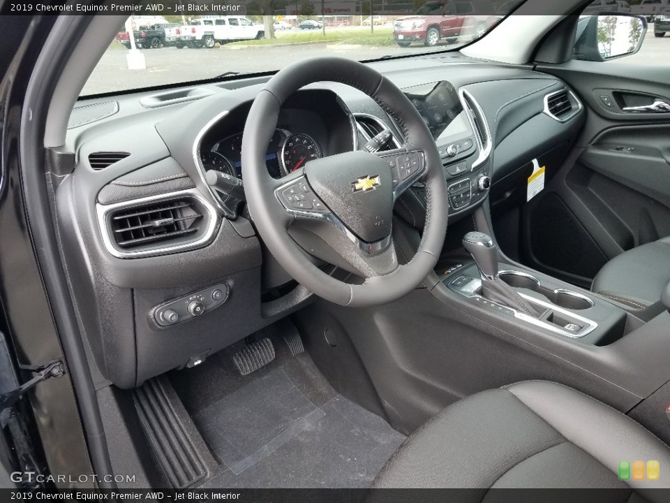 Jet Black Interior Photo for the 2019 Chevrolet Equinox Premier AWD #129775095
