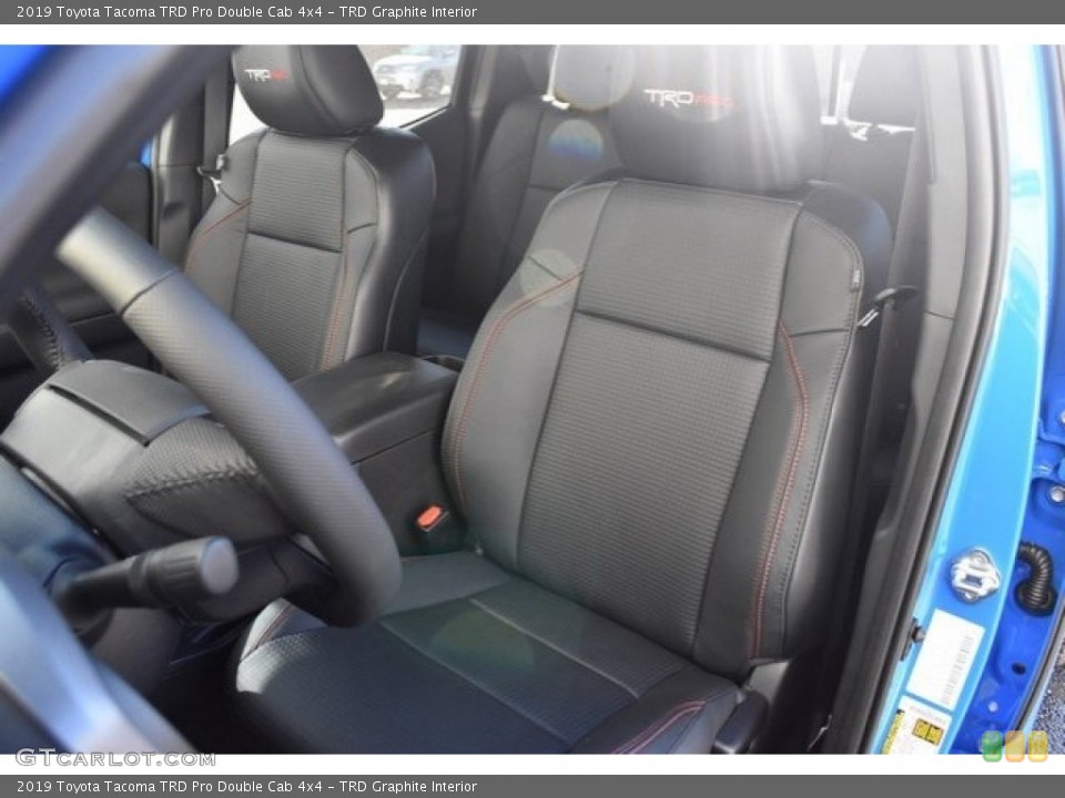 TRD Graphite Interior Front Seat for the 2019 Toyota Tacoma TRD Pro Double Cab 4x4 #129778731