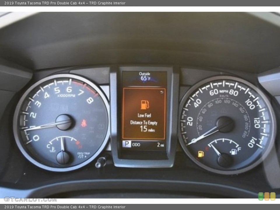 TRD Graphite Interior Gauges for the 2019 Toyota Tacoma TRD Pro Double Cab 4x4 #129779160