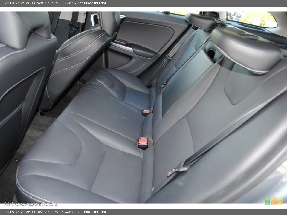 Off Black Interior Rear Seat for the 2018 Volvo V60 Cross Country T5 AWD #129786207