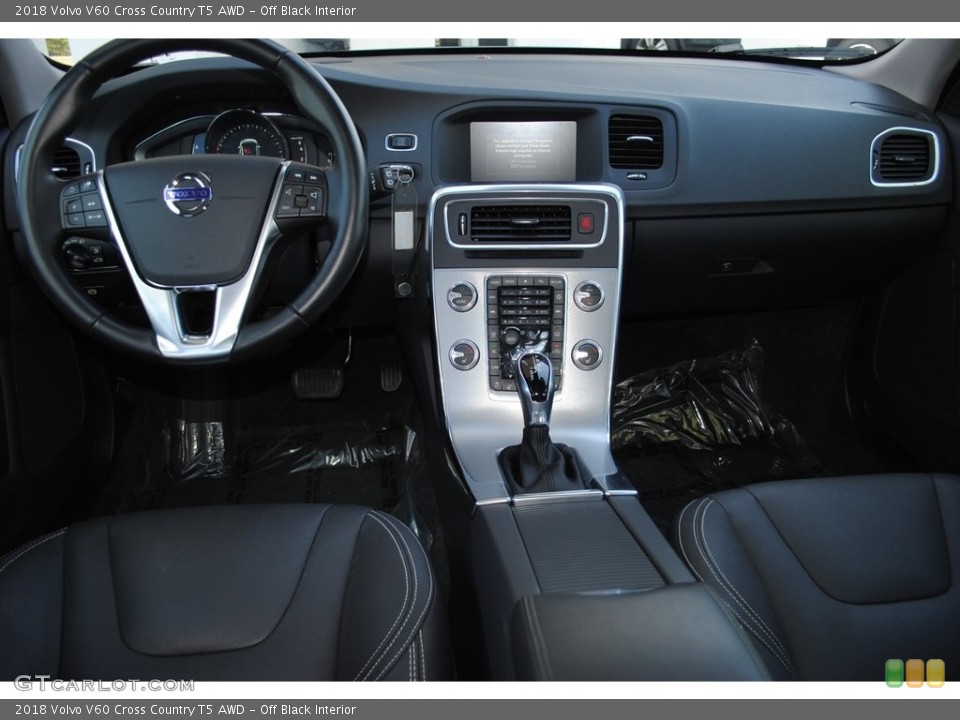 Off Black Interior Dashboard for the 2018 Volvo V60 Cross Country T5 AWD #129786222