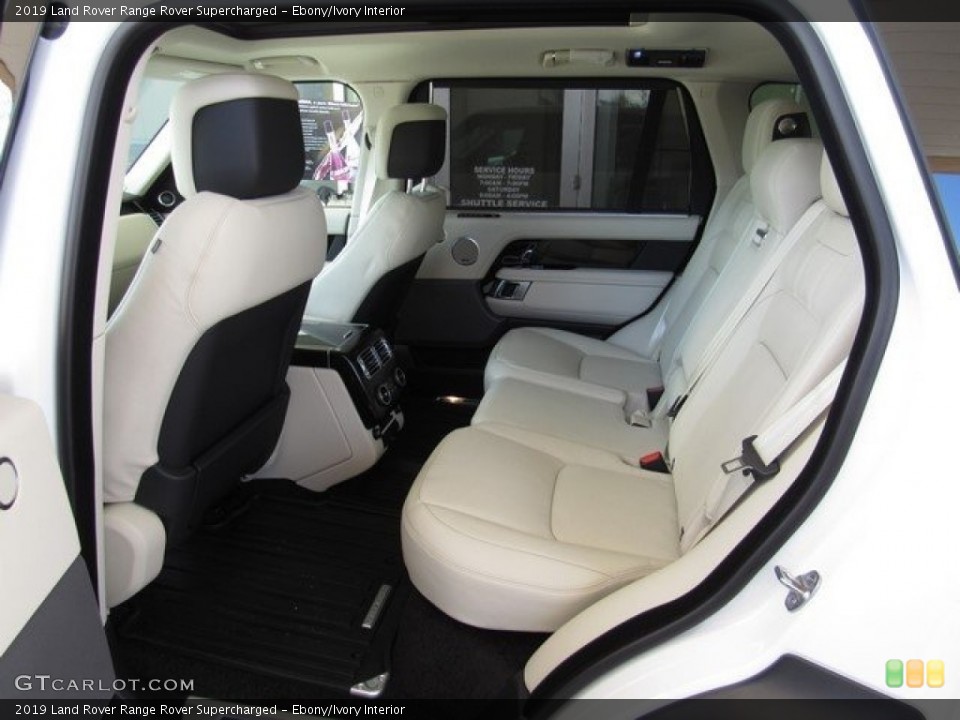 Ebony/Ivory Interior Rear Seat for the 2019 Land Rover Range Rover Supercharged #129790210