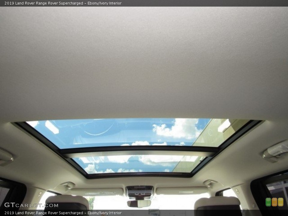 Ebony/Ivory Interior Sunroof for the 2019 Land Rover Range Rover Supercharged #129790312