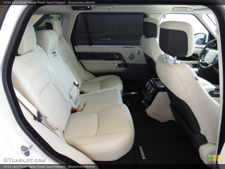 Ebony/Ivory Interior Rear Seat for the 2019 Land Rover Range Rover Supercharged #129790339