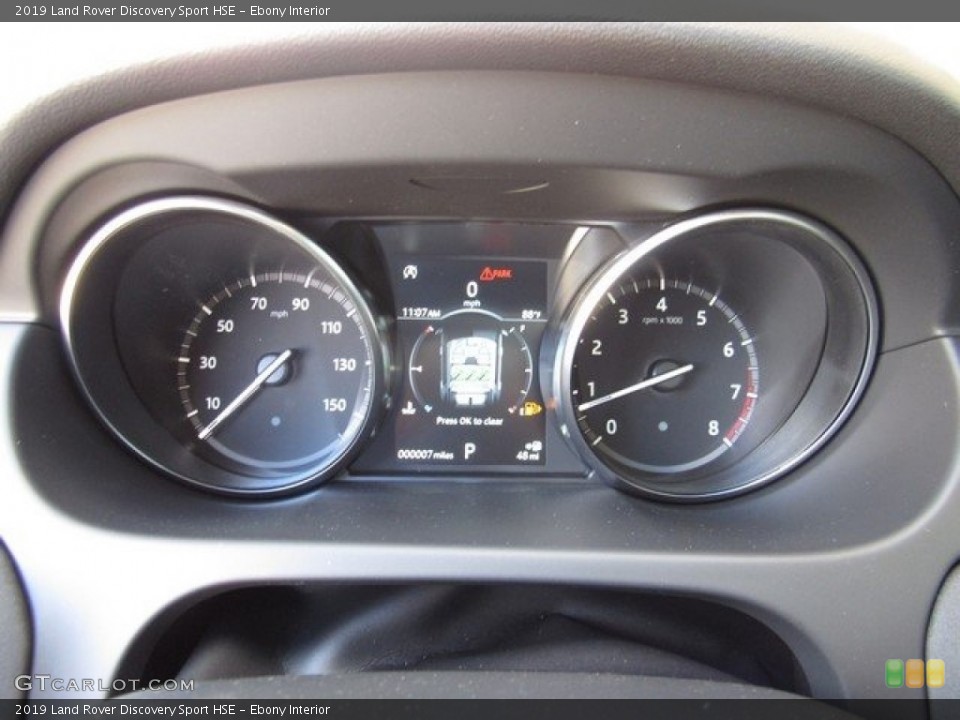 Ebony Interior Gauges for the 2019 Land Rover Discovery Sport HSE #129793423