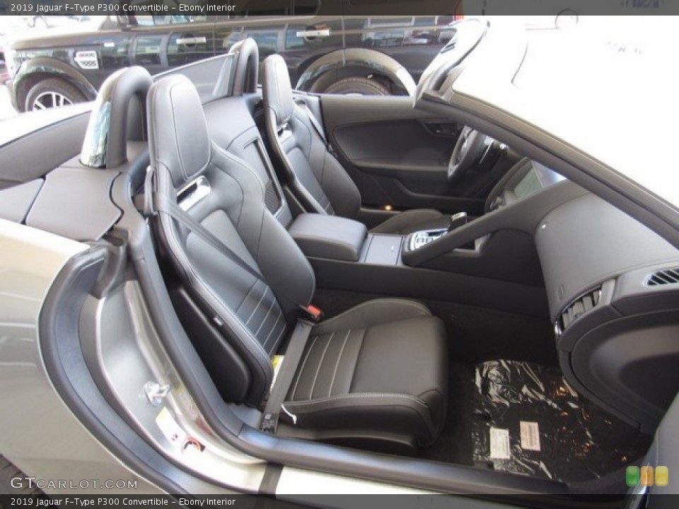 Ebony Interior Front Seat for the 2019 Jaguar F-Type P300 Convertible #129793576