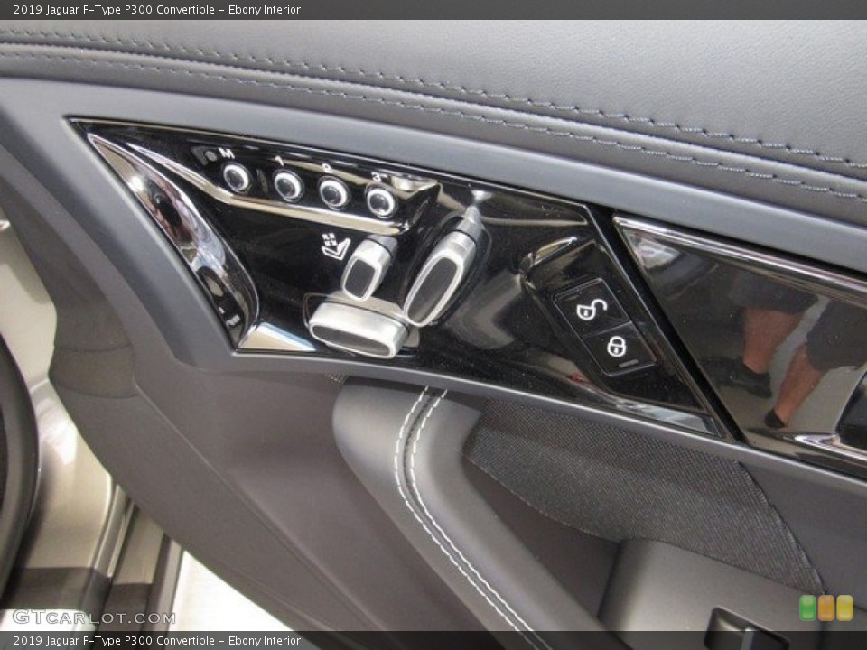 Ebony Interior Door Panel for the 2019 Jaguar F-Type P300 Convertible #129793738