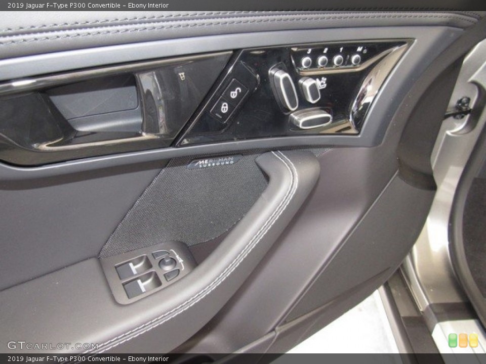 Ebony Interior Controls for the 2019 Jaguar F-Type P300 Convertible #129793774