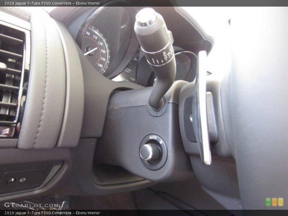 Ebony Interior Controls for the 2019 Jaguar F-Type P300 Convertible #129793819