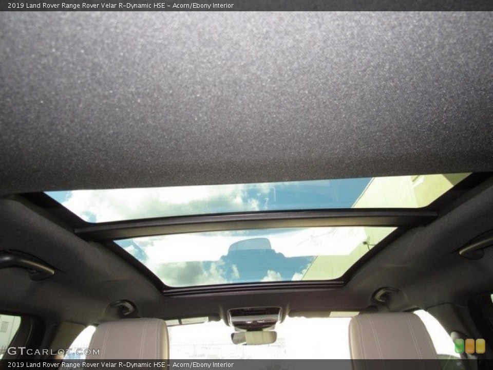 Acorn/Ebony Interior Sunroof for the 2019 Land Rover Range Rover Velar R-Dynamic HSE #129794266