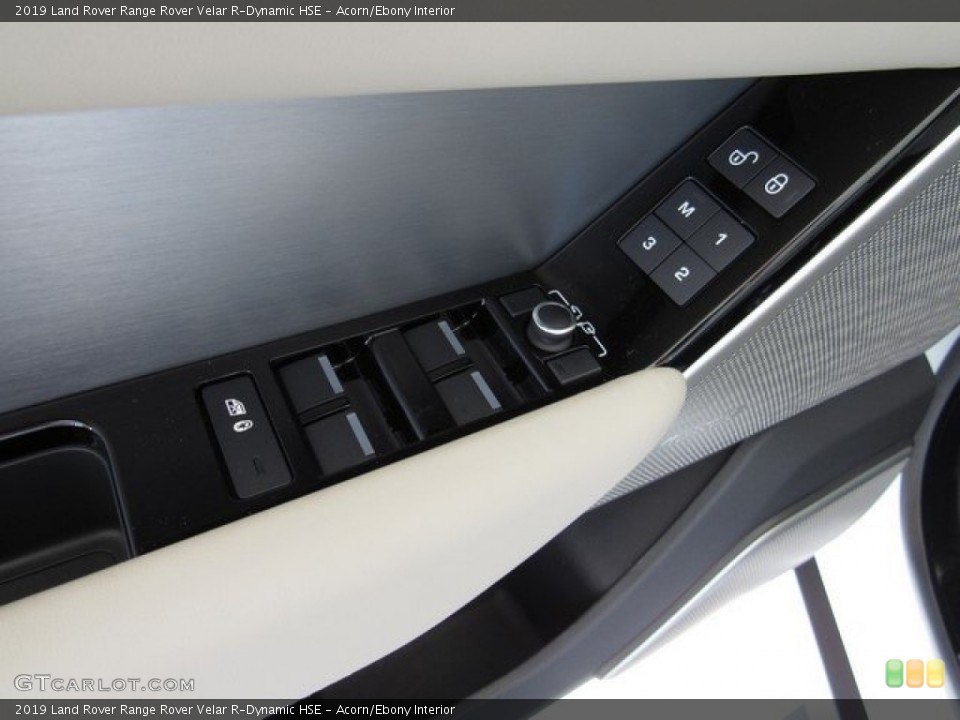 Acorn/Ebony Interior Controls for the 2019 Land Rover Range Rover Velar R-Dynamic HSE #129794362