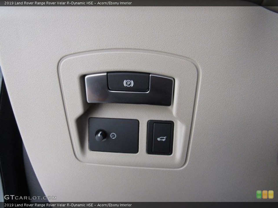Acorn/Ebony Interior Controls for the 2019 Land Rover Range Rover Velar R-Dynamic HSE #129794386