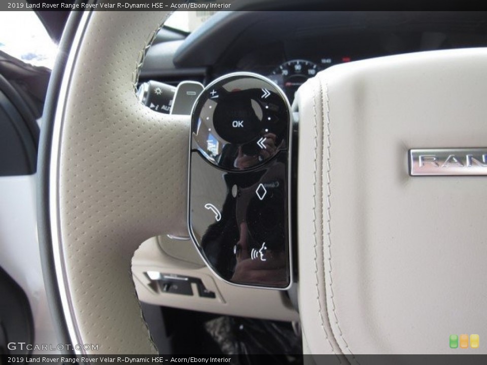 Acorn/Ebony Interior Steering Wheel for the 2019 Land Rover Range Rover Velar R-Dynamic HSE #129794398