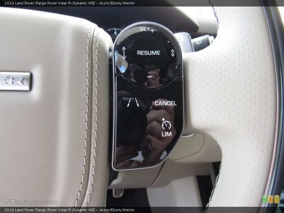 Acorn/Ebony Interior Steering Wheel for the 2019 Land Rover Range Rover Velar R-Dynamic HSE #129794407