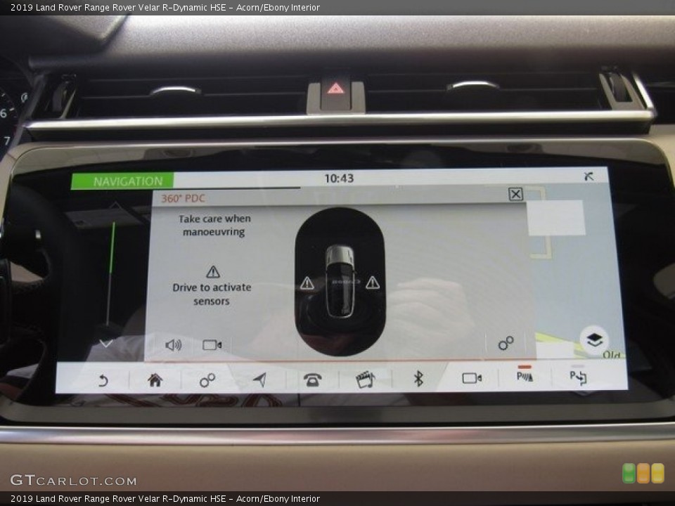 Acorn/Ebony Interior Controls for the 2019 Land Rover Range Rover Velar R-Dynamic HSE #129794436