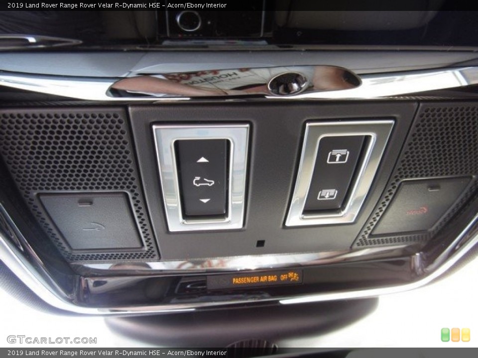 Acorn/Ebony Interior Controls for the 2019 Land Rover Range Rover Velar R-Dynamic HSE #129794473