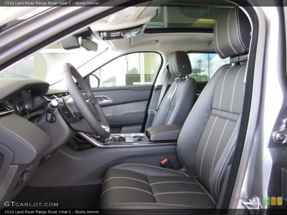 Ebony Interior Photo for the 2019 Land Rover Range Rover Velar S #129794536