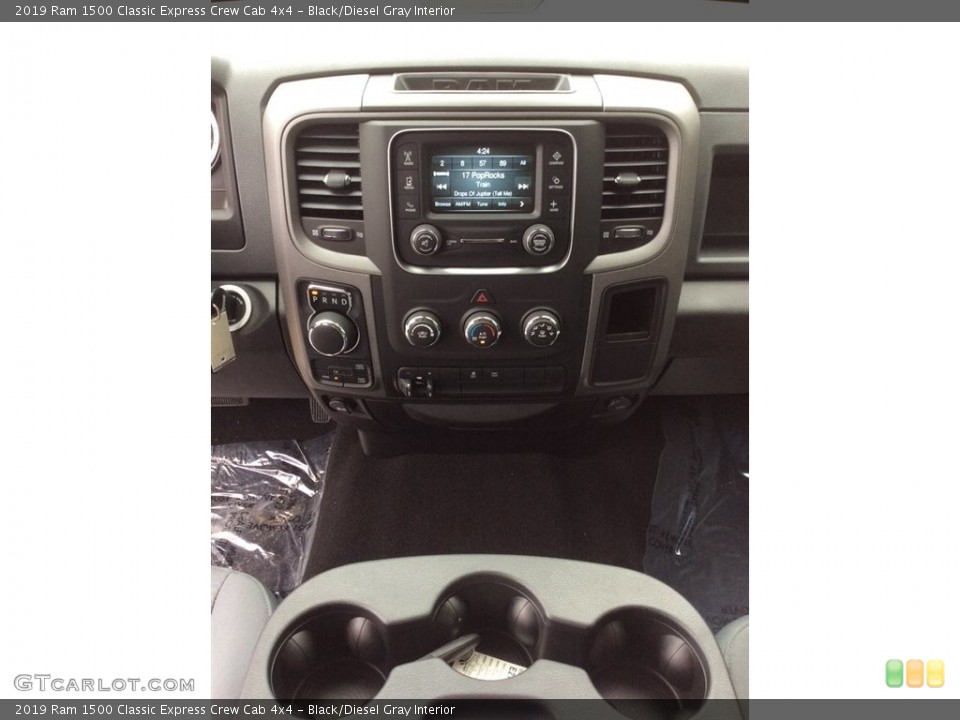 Black/Diesel Gray Interior Controls for the 2019 Ram 1500 Classic Express Crew Cab 4x4 #129801893