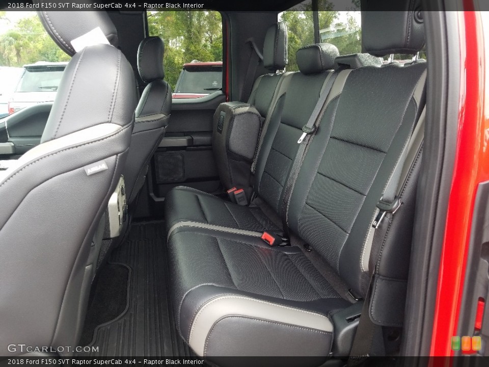 Raptor Black Interior Rear Seat for the 2018 Ford F150 SVT Raptor SuperCab 4x4 #129803297