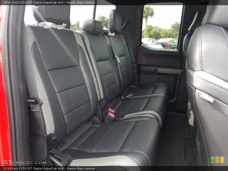 Raptor Black Interior Rear Seat for the 2018 Ford F150 SVT Raptor SuperCab 4x4 #129803324