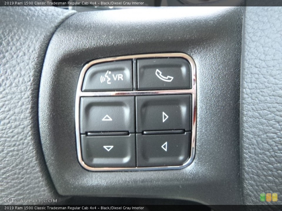 Black/Diesel Gray Interior Steering Wheel for the 2019 Ram 1500 Classic Tradesman Regular Cab 4x4 #129806552