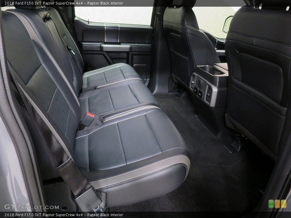 Raptor Black Interior Rear Seat for the 2018 Ford F150 SVT Raptor SuperCrew 4x4 #129809903