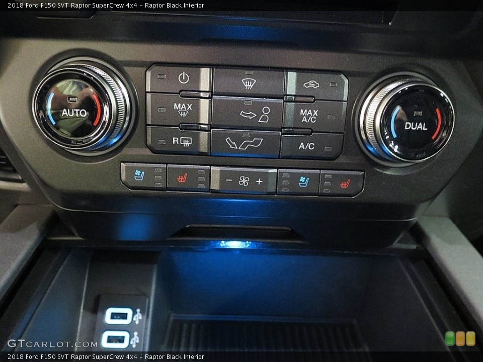 Raptor Black Interior Controls for the 2018 Ford F150 SVT Raptor SuperCrew 4x4 #129810245