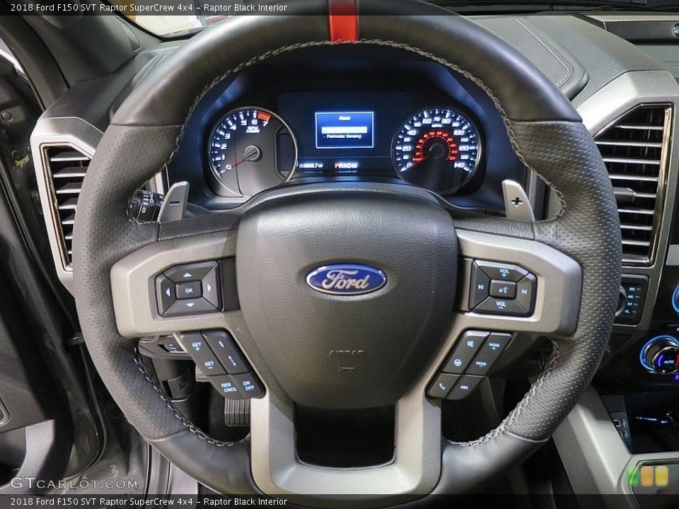Raptor Black Interior Steering Wheel for the 2018 Ford F150 SVT Raptor SuperCrew 4x4 #129810296
