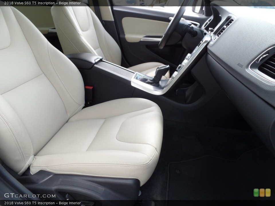 Beige Interior Front Seat for the 2018 Volvo S60 T5 Inscription #129812768