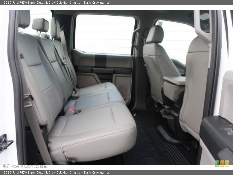Earth Gray Interior Rear Seat for the 2019 Ford F450 Super Duty XL Crew Cab 4x4 Chassis #129813323