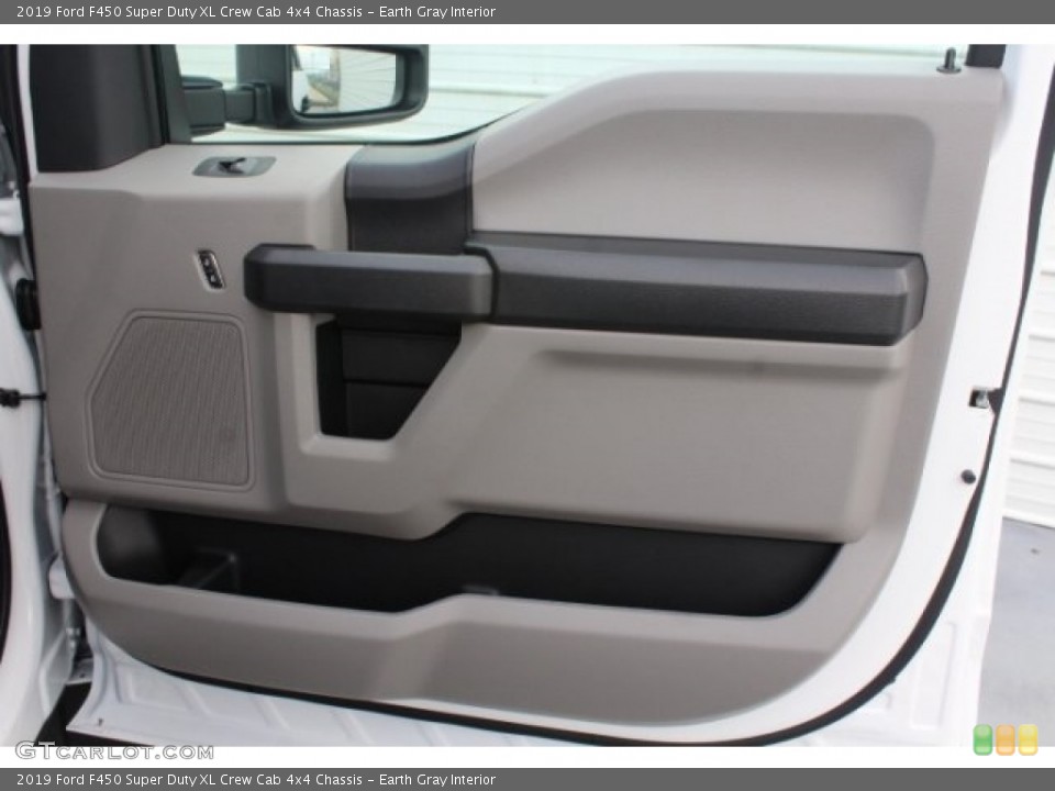Earth Gray Interior Door Panel for the 2019 Ford F450 Super Duty XL Crew Cab 4x4 Chassis #129813335