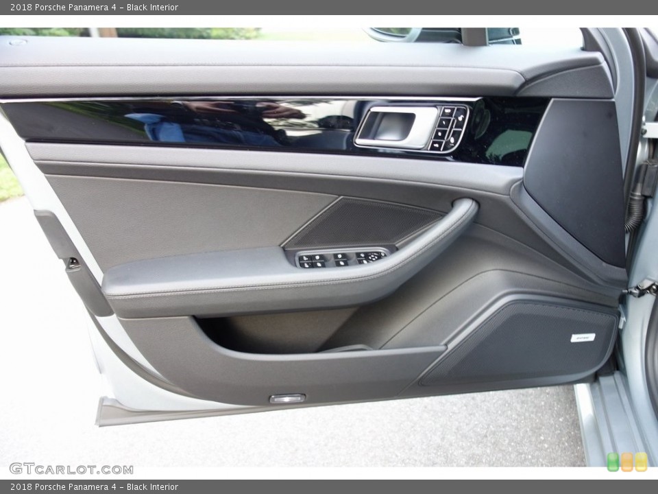 Black Interior Door Panel for the 2018 Porsche Panamera 4 #129813563