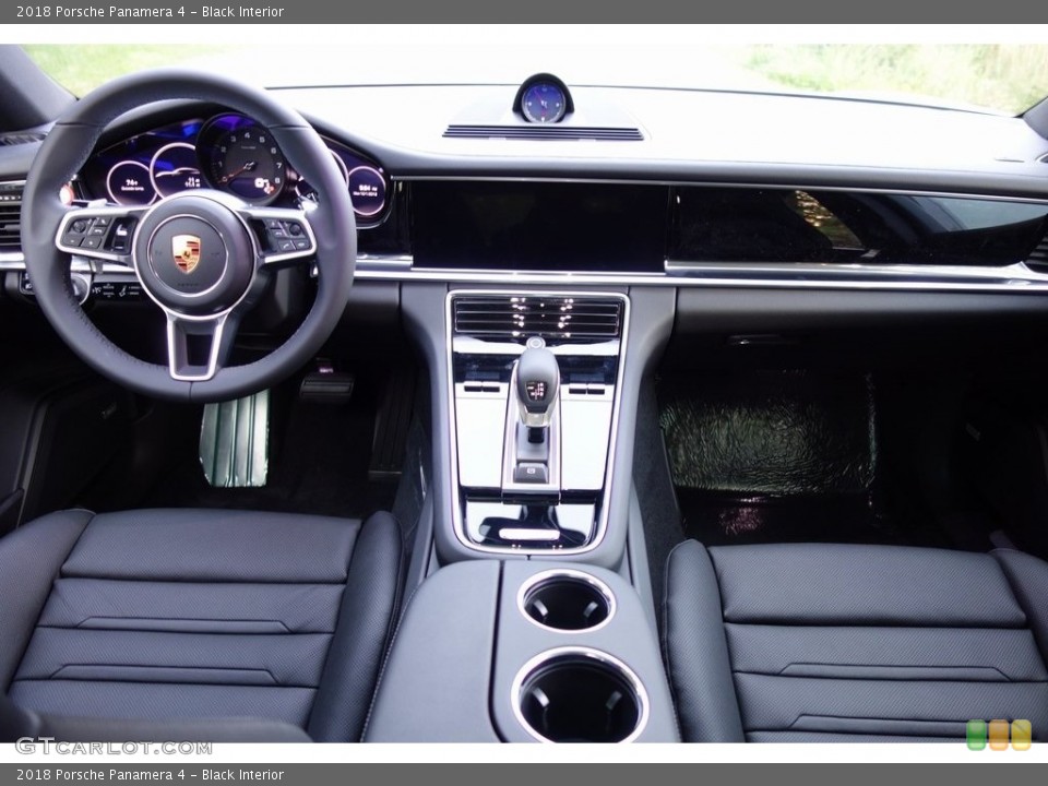 Black Interior Dashboard for the 2018 Porsche Panamera 4 #129813665