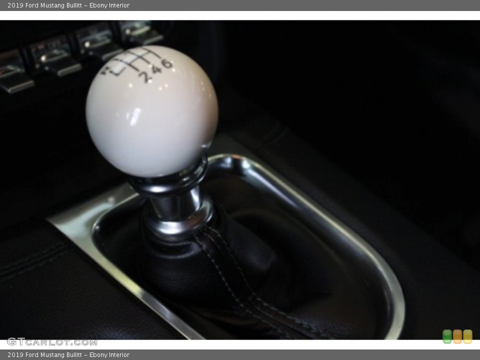 Ebony Interior Transmission for the 2019 Ford Mustang Bullitt #129813932