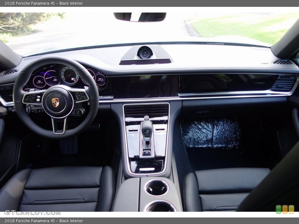 Black Interior Dashboard for the 2018 Porsche Panamera 4S #129815699