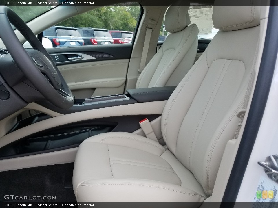 Cappuccino Interior Front Seat for the 2018 Lincoln MKZ Hybrid Select #129820309